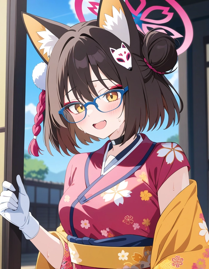 Ảnh Izuna Kuda Blue Archive cute hút mắt