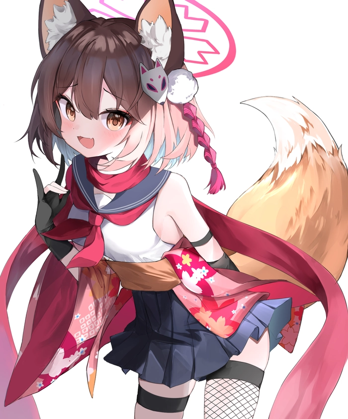 Ảnh anime Izuna Blue Archive phong cách ngầu