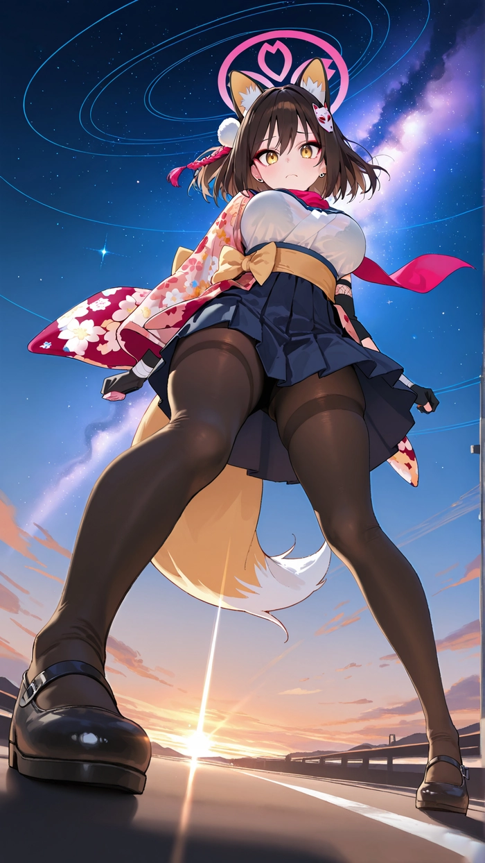 Ảnh anime Izuna Kuda Blue Archive cá tính