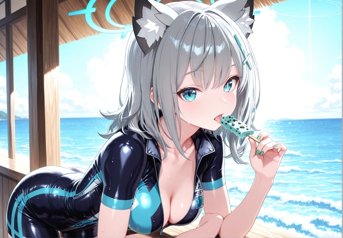 Ảnh anime Sunaookami Shiroko đáng yêu