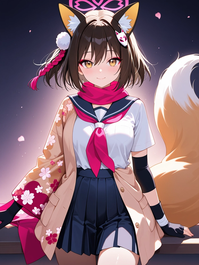 Ảnh anime girl Izuna Blue Archive đẹp
