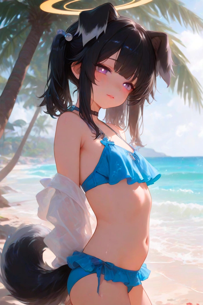 Avatar anime Hibiki Blue Archive đa phong cách