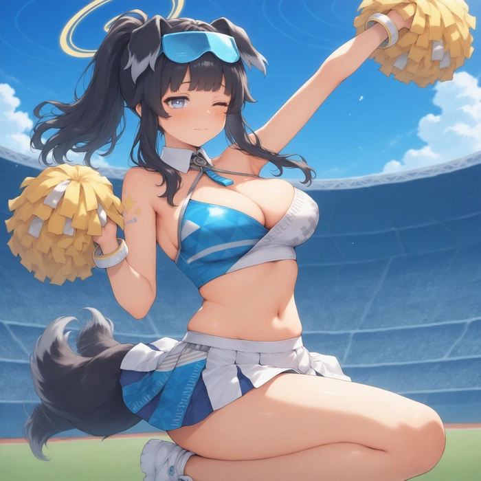 Avatar anime Hibiki Nekozuka Blue Archive chất lượng cao