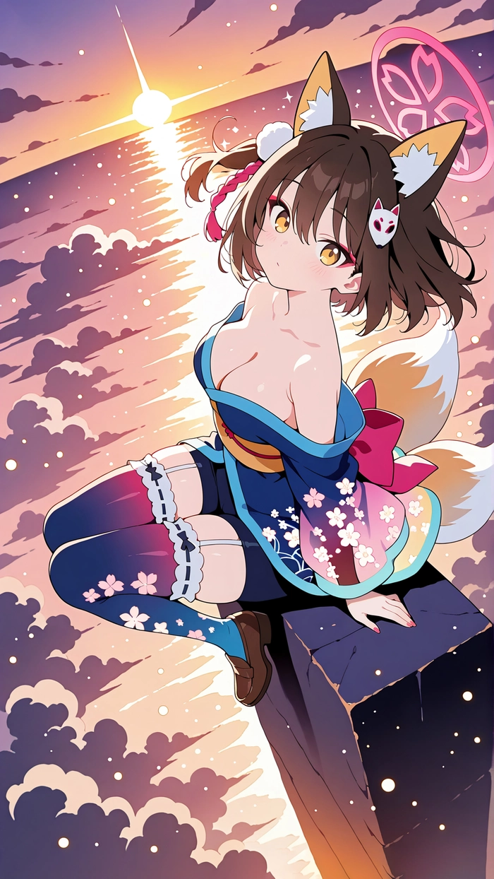 Avatar anime Izuna Blue Archive phong cách