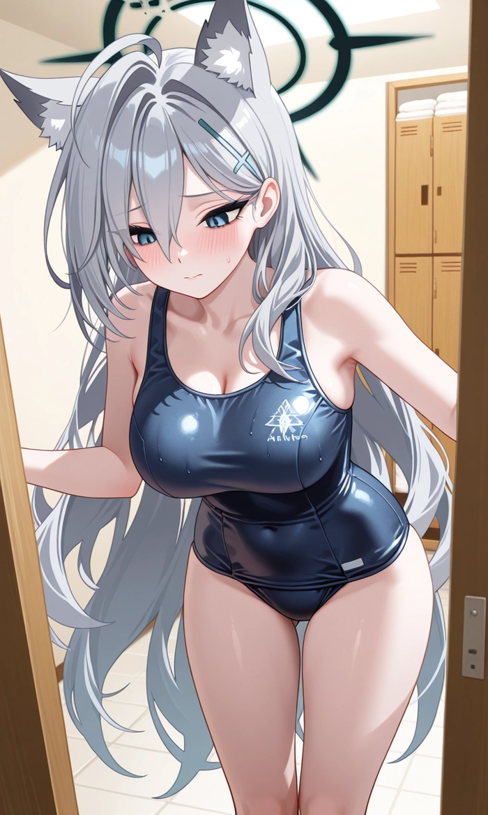 Hình Blue Archive Shiroko ngầu đậm chất anime