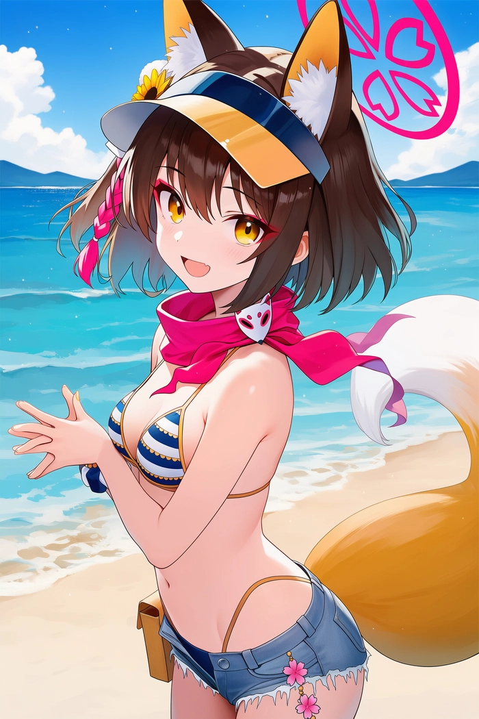 Hình Izuna Blue Archive cute làm hình nền