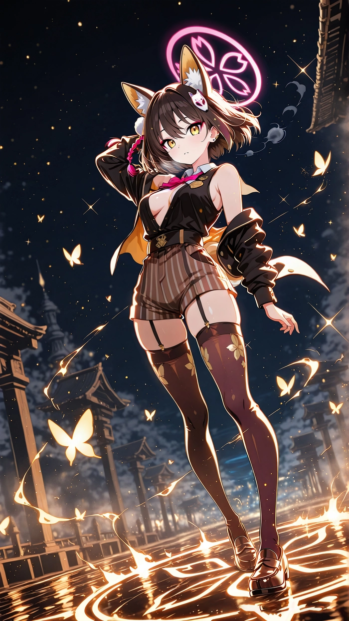 Hình Izuna Kuda Blue Archive làm avatar chất