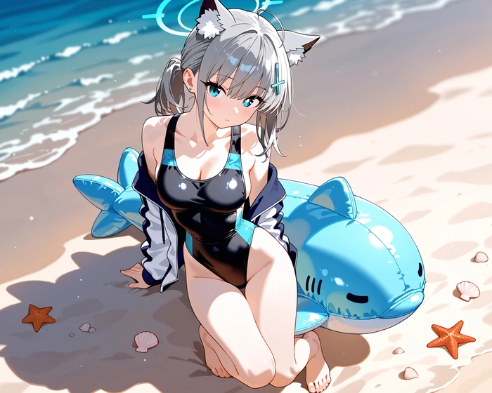 Hình Shiroko R34 phong cách cá tính