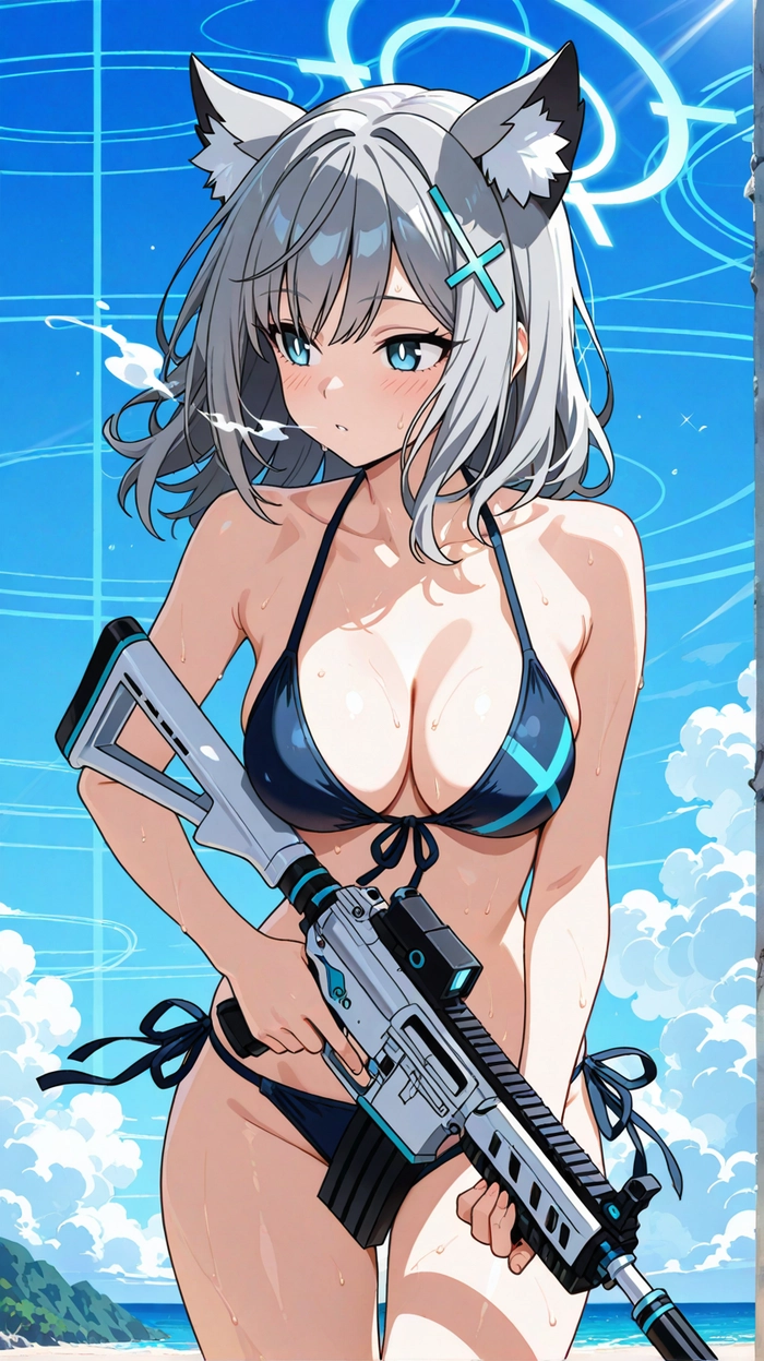 Hình Sunaookami Shiroko Blue Archive cá tính