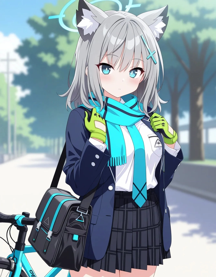 Hình Sunaookami Shiroko Blue Archive dễ thương