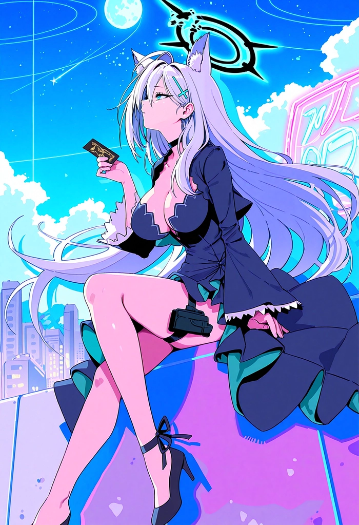 Hình anime Blue Archive Shiroko đa phong cách