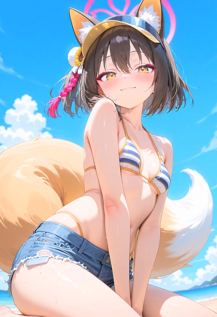 Hình anime Izuna Blue Archive cute ngầu